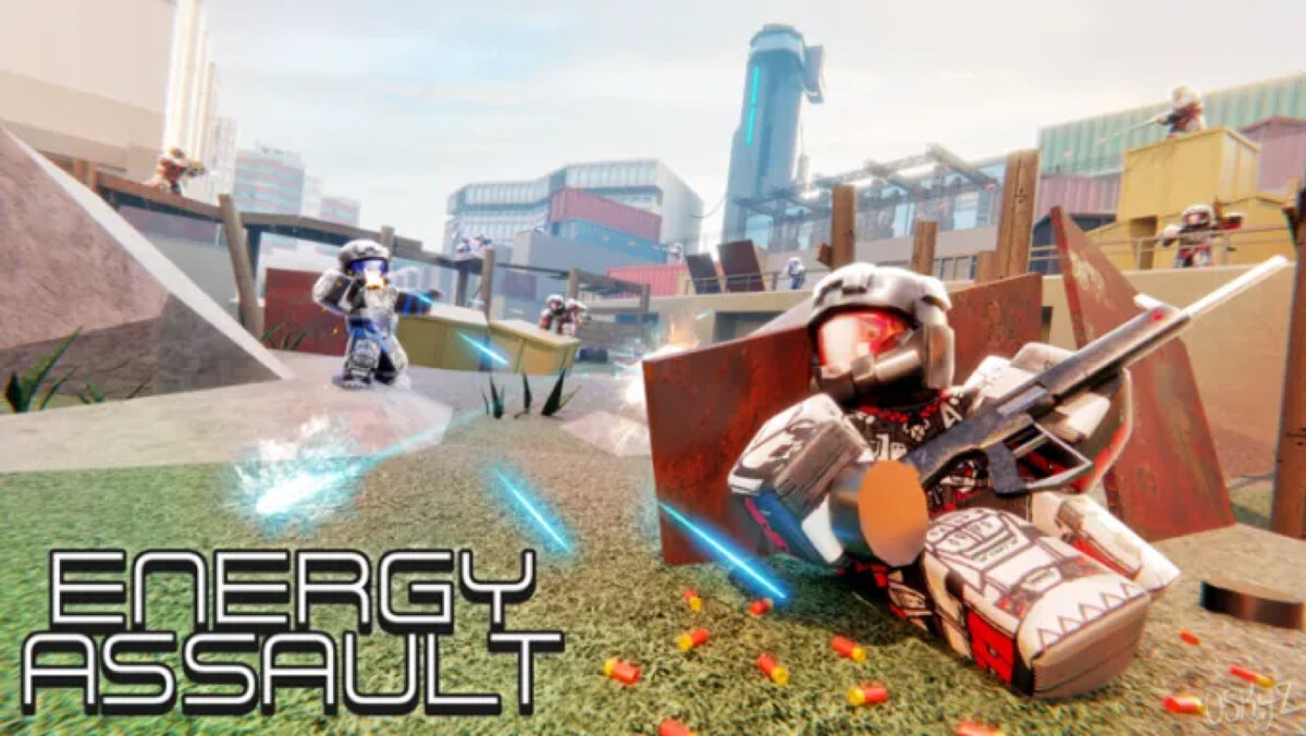 Стрелялки в роблокс. Energy Assault. РОБЛОКС шутер. Игры Energy Assault. Шутеры в РОБЛОКС.