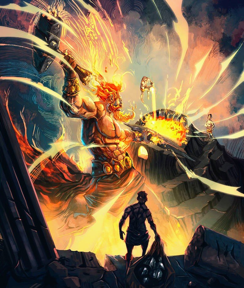 Сами боги. Боги Олимпа войны. Пантеон мультсериал. Art Aurelian Sol vs Pantheon