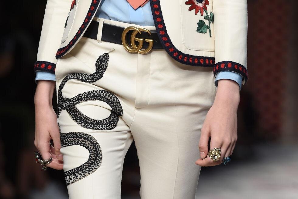 Змея на изделиях Gucci