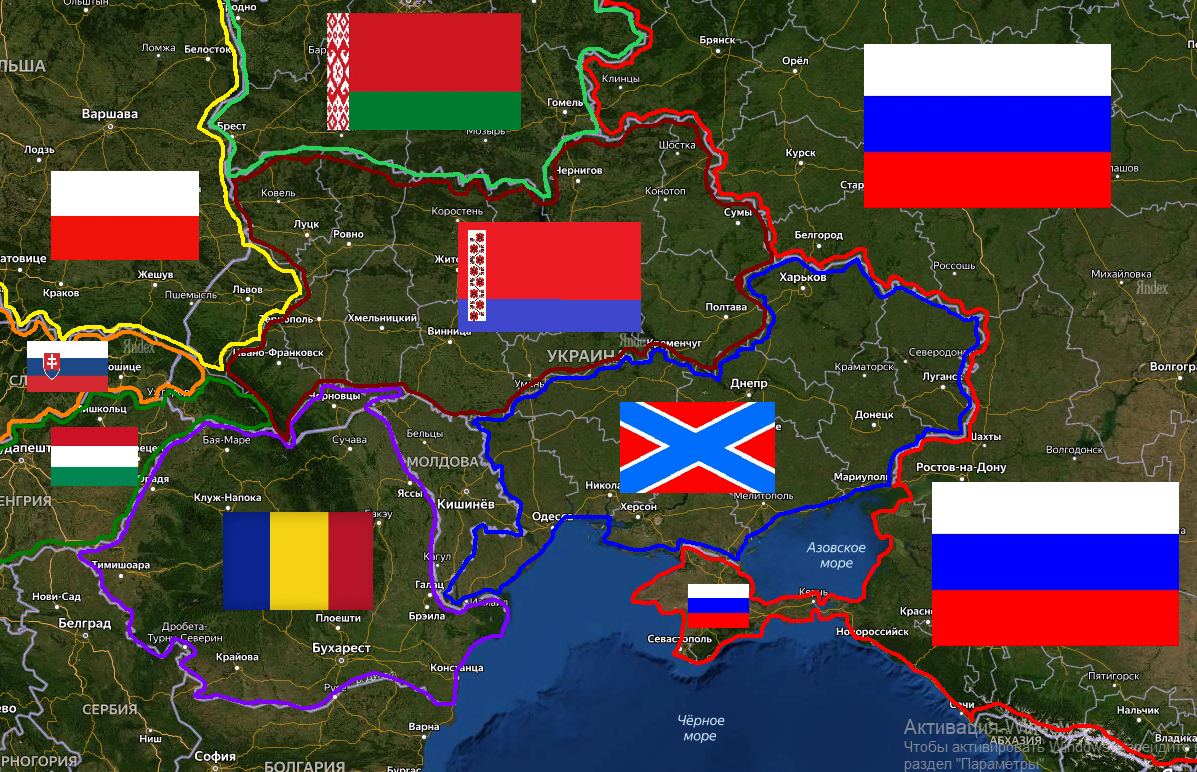 Новая карта россии 2024