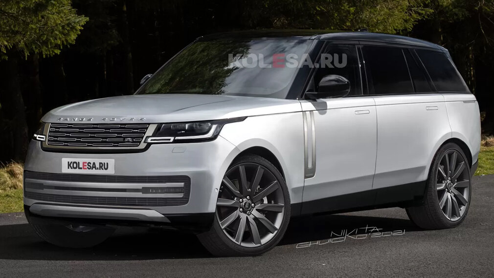 Рендер нового Range Rover, фото: Колёса.ру