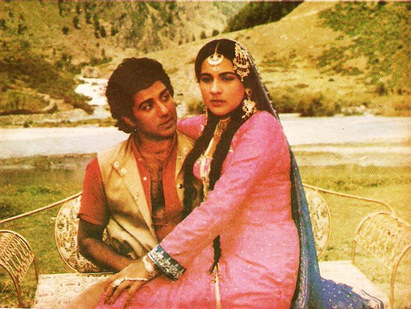 Кадр из фильма "Сила Любви". Санни Деол и Амрита Сингх. Фото из открытых источников.