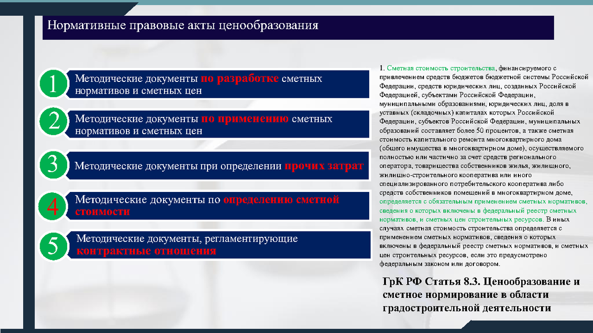 Презентация к семинару Миловкиной О.И. Новое в ценообразовании  строительства-2023 | Университет Минстроя НИИСФ РААСН | Дзен