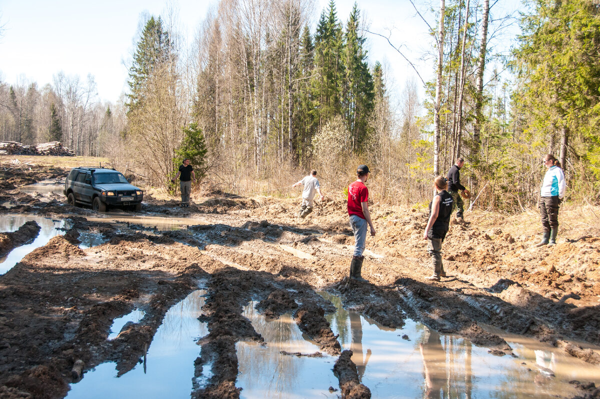 Дороги Костромской губернии. Наше время. Возможно, те самые...