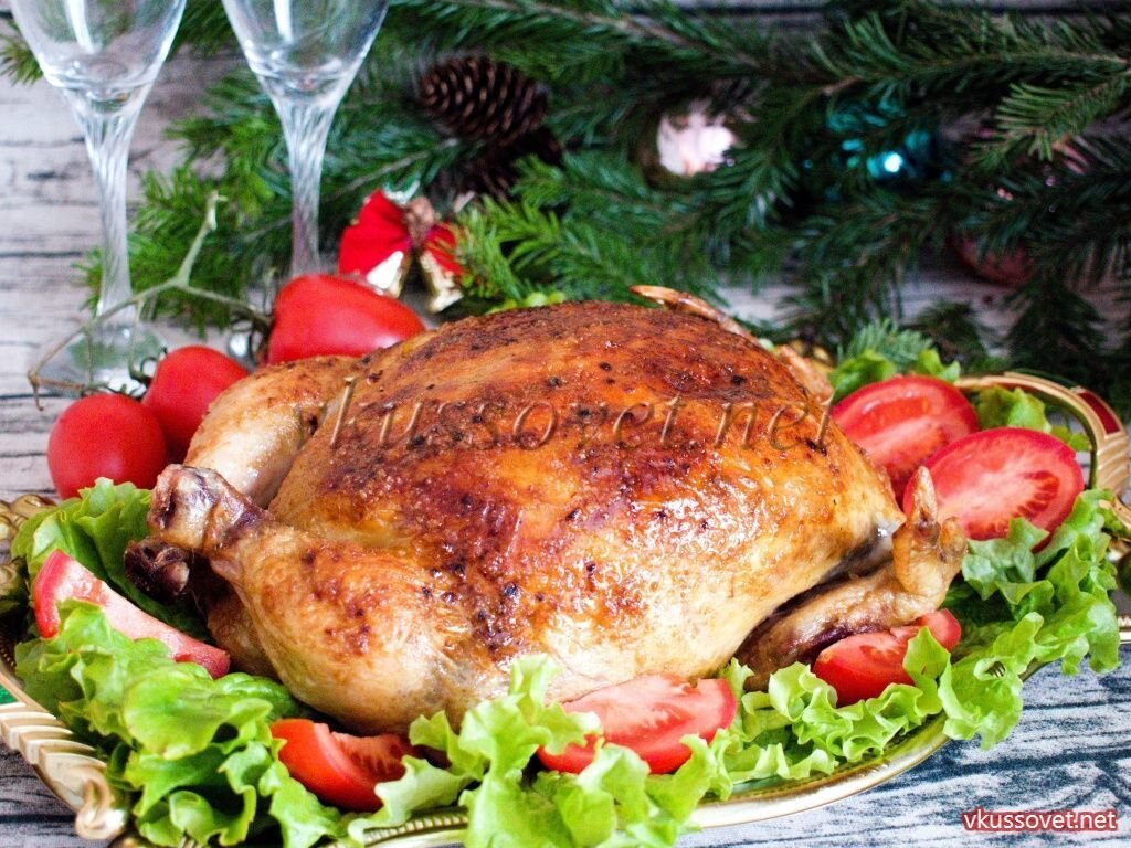 Курица, фаршированная блинами, пошаговый рецепт с фото от автора Наталья Андреева на ккал