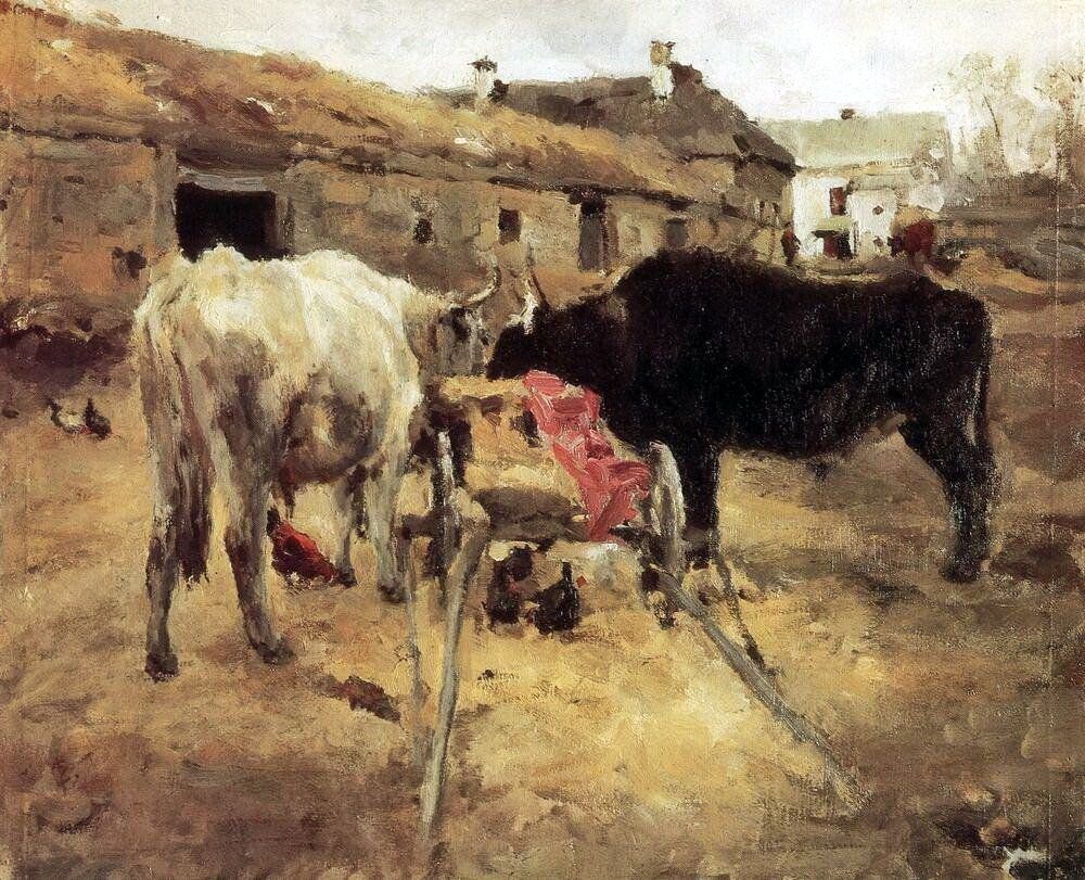Волы. Валентин Александрович Серов, 1885