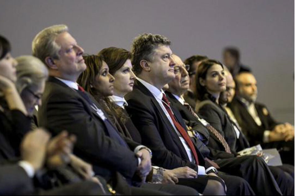 Когда-то с Давосом у Петра Порошенко были связаны приятные ожидания. С тех пор многое изменилось. Фото с открытия Всемирного экономического форума 2015 г.