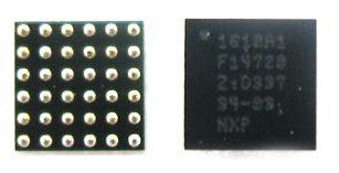 Микросхема U2 Tristar iP5s. 36 выводов, размеры 3x3 мм
