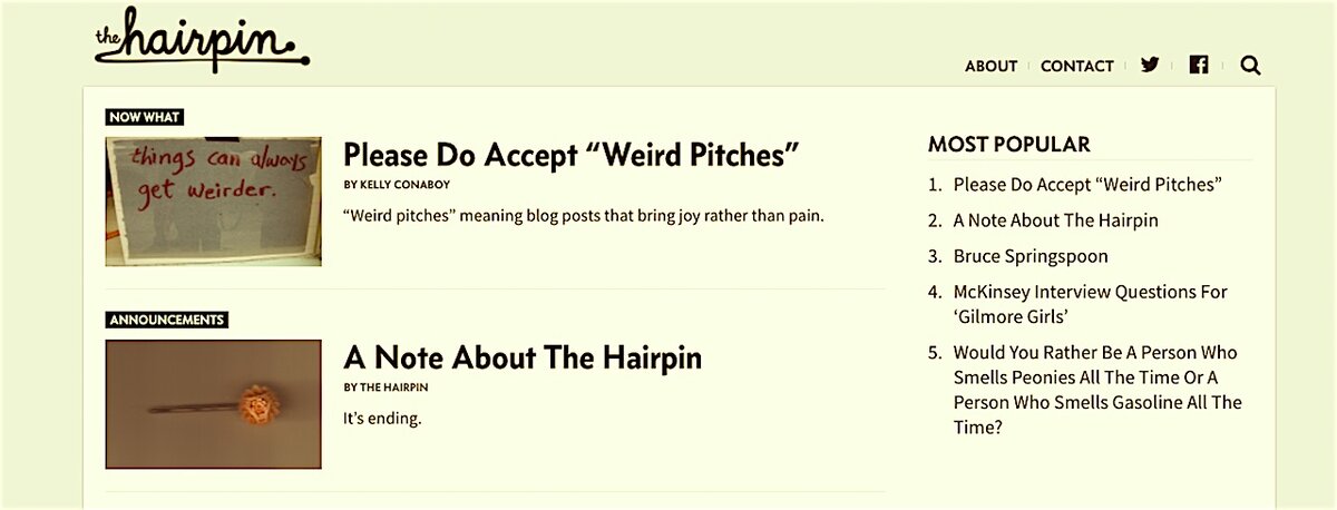 "The Hairpin"