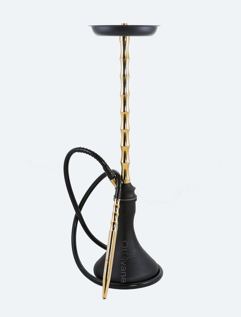 Кальян Ot ivana, выполненный из титаносодержащей стали, покрытый золотом 24 карата 