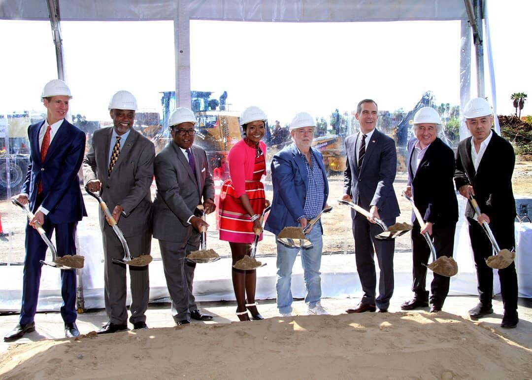 Церемония закладки Lucas Museum of Narrative Art