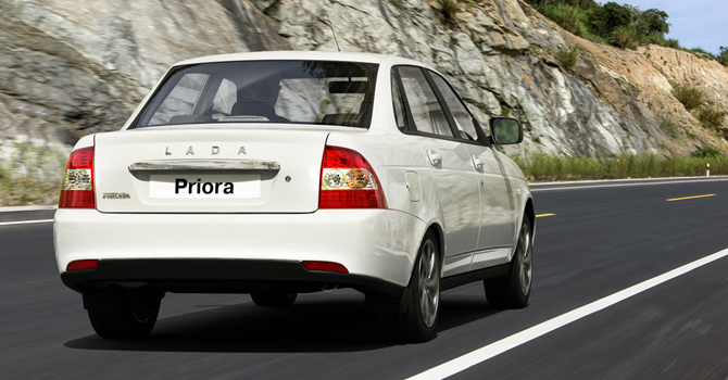 Lada Priora уезжает