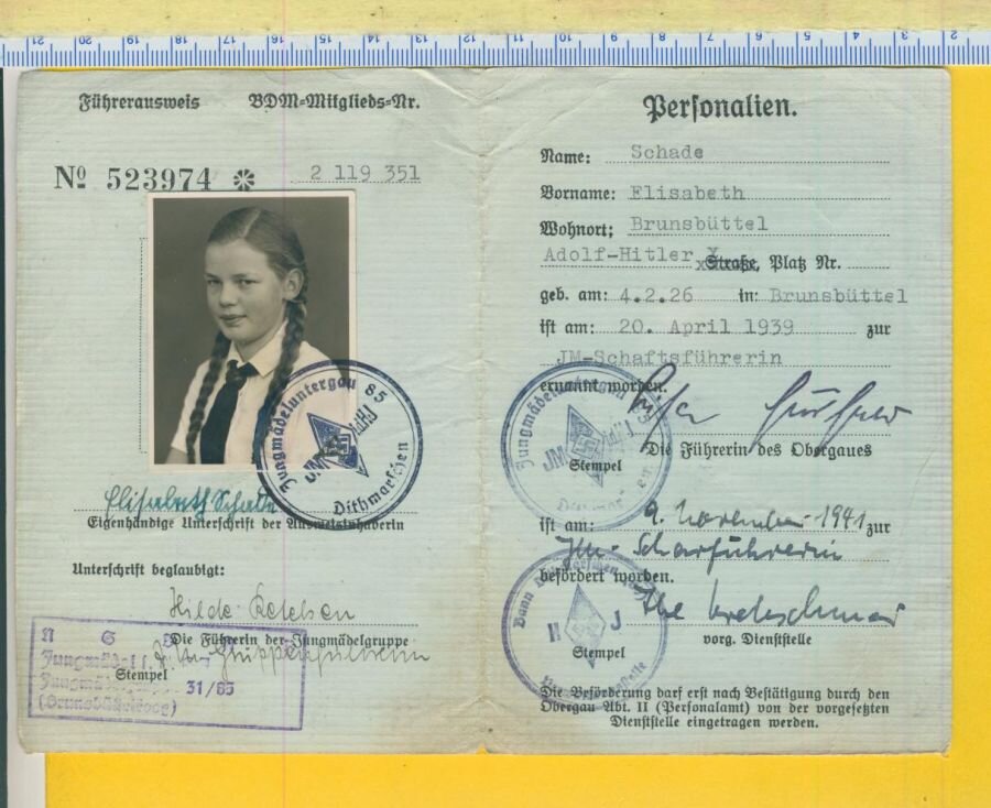 Удостоверение члена BDM