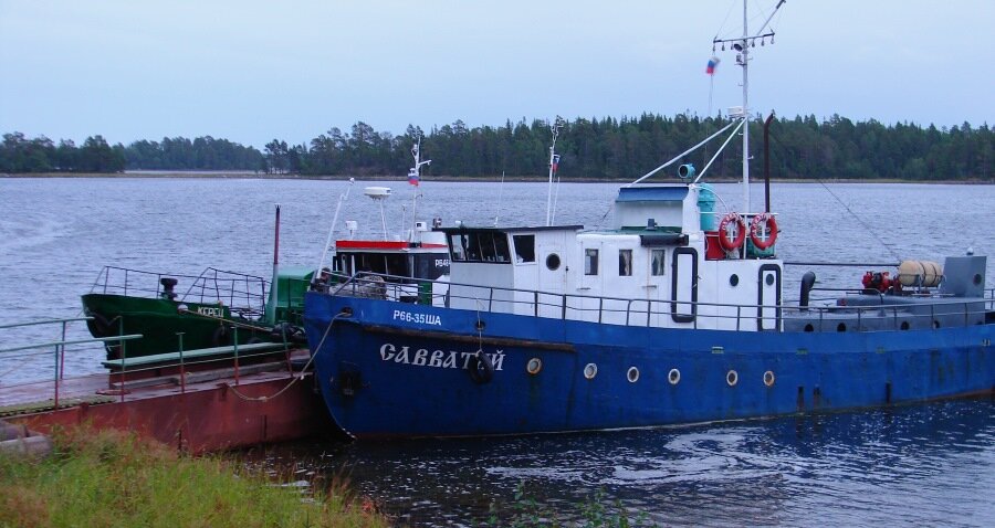 Варварин причал на Большом Соловецком острове.