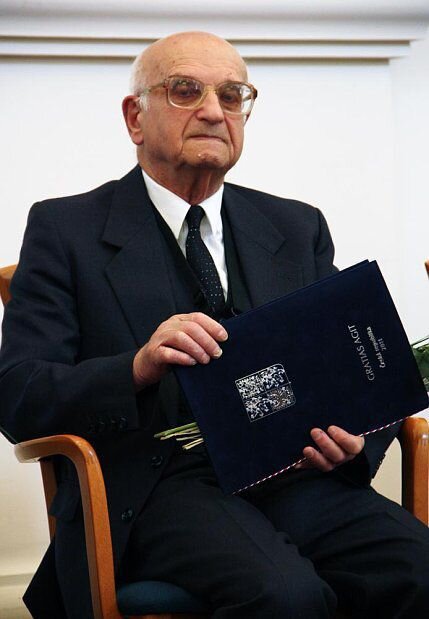 Олег Малевич на вручении премии Gratias Agit, фотография Барбары Кментовой