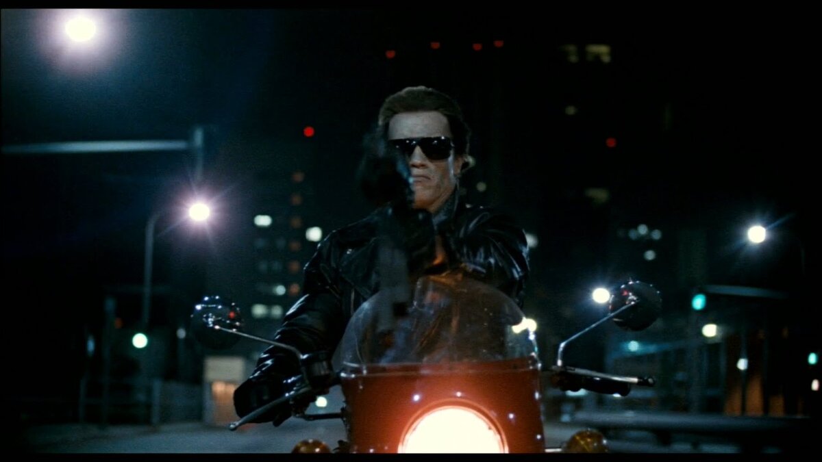 Terminator на мотоцикле Honda CB 750