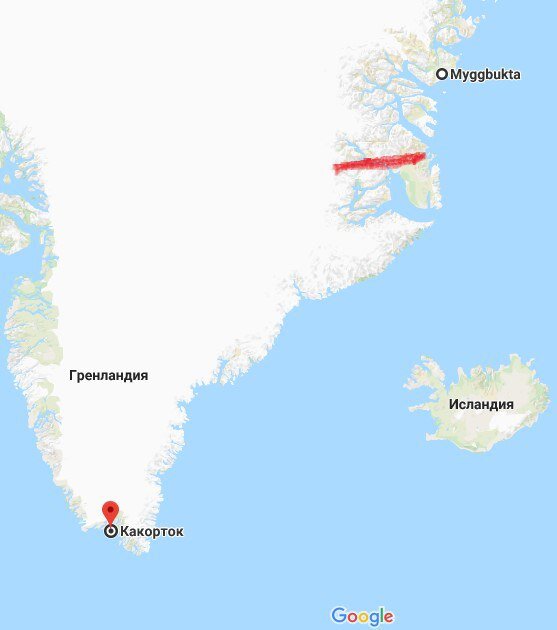 Города высадок. Красной линией показана граница «ЗЭР».