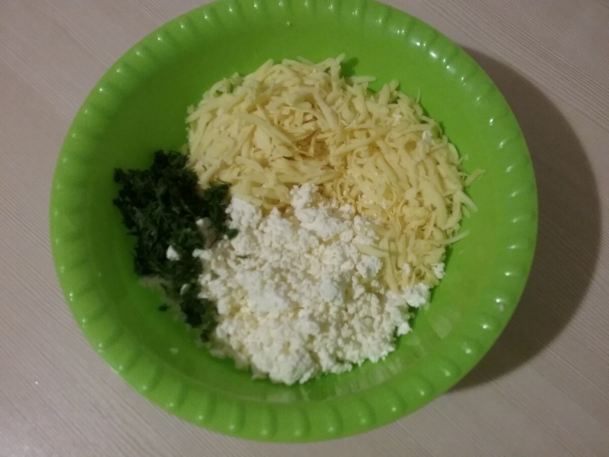 Лепешки с творогом и сыром. Быстрый и вкусный завтрак!