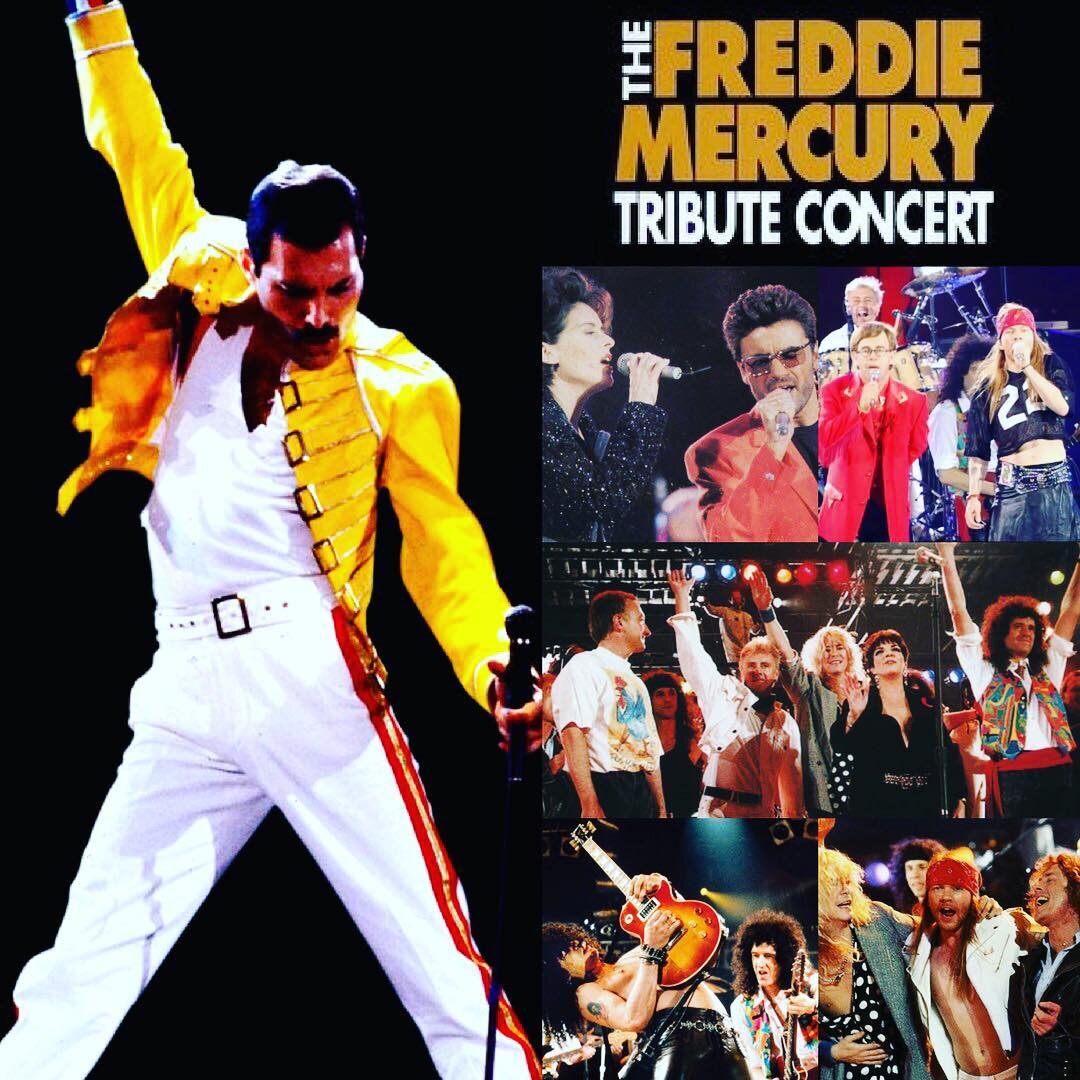 Концерт памяти фредди. Трибьют Фредди Меркьюри 1992. The Freddie Mercury Tribute Concert. Концерт трибьют Фредди Меркьюри 1992. Фредди Меркьюри шоу маст гоу.
