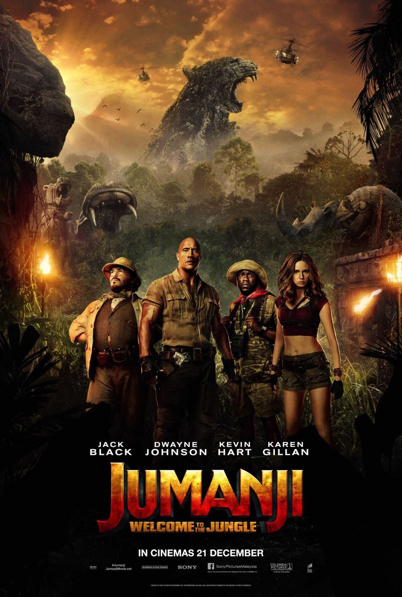 Джуманджи: Зов джунглей / Jumanji: Welcome to the Jungle (2017) 