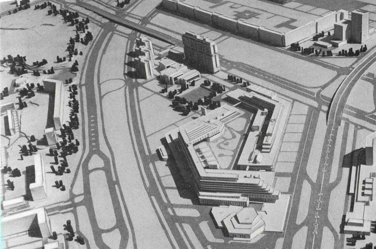 Макет Комплекса зданий Кораблестроительного института в Ленинграде
