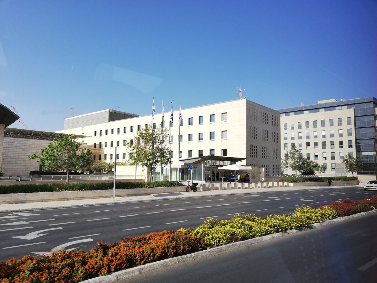 Кусочек Иерусалима, с современными постройками.