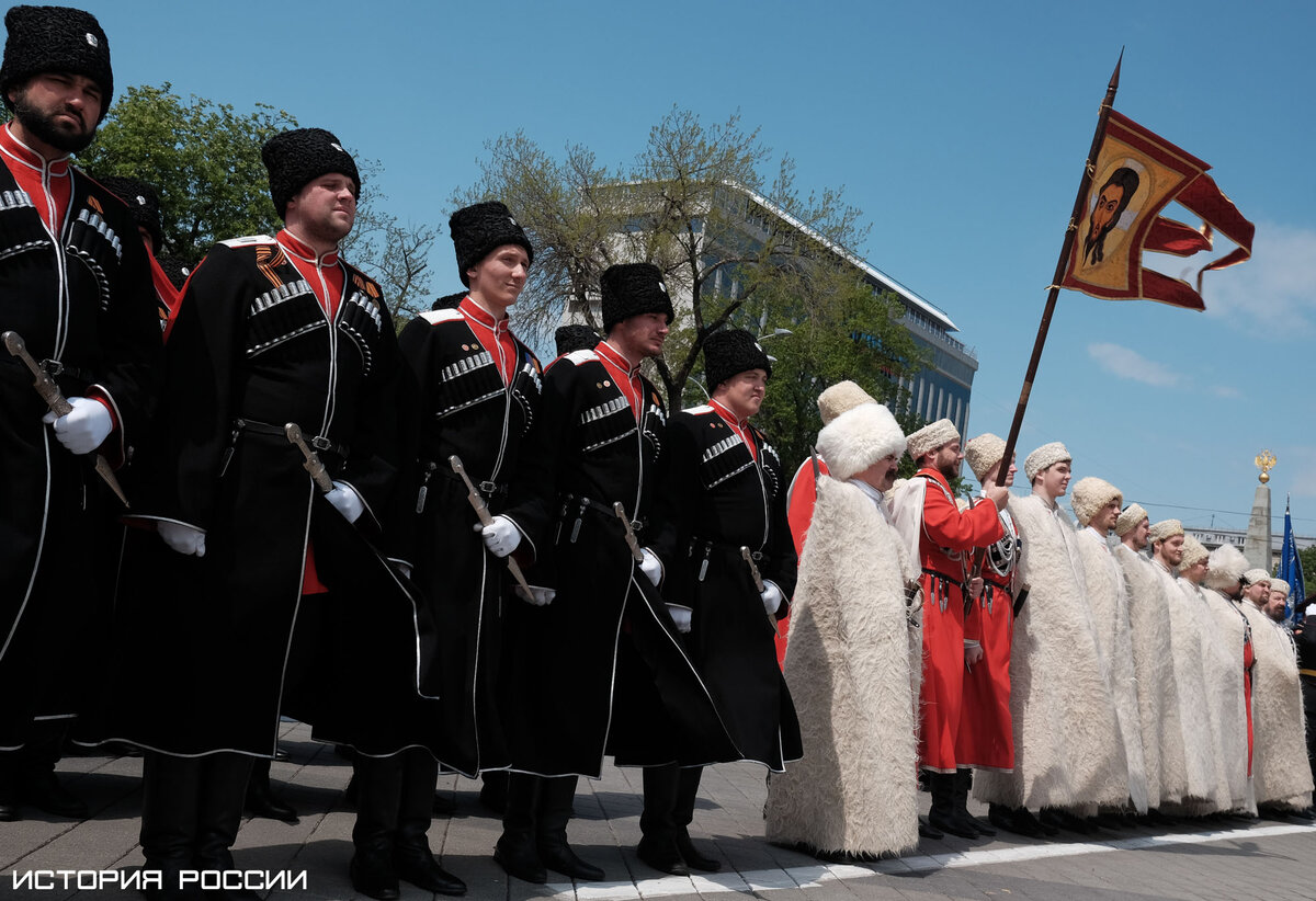 Парад Кубанского казачьего войска в Краснодаре