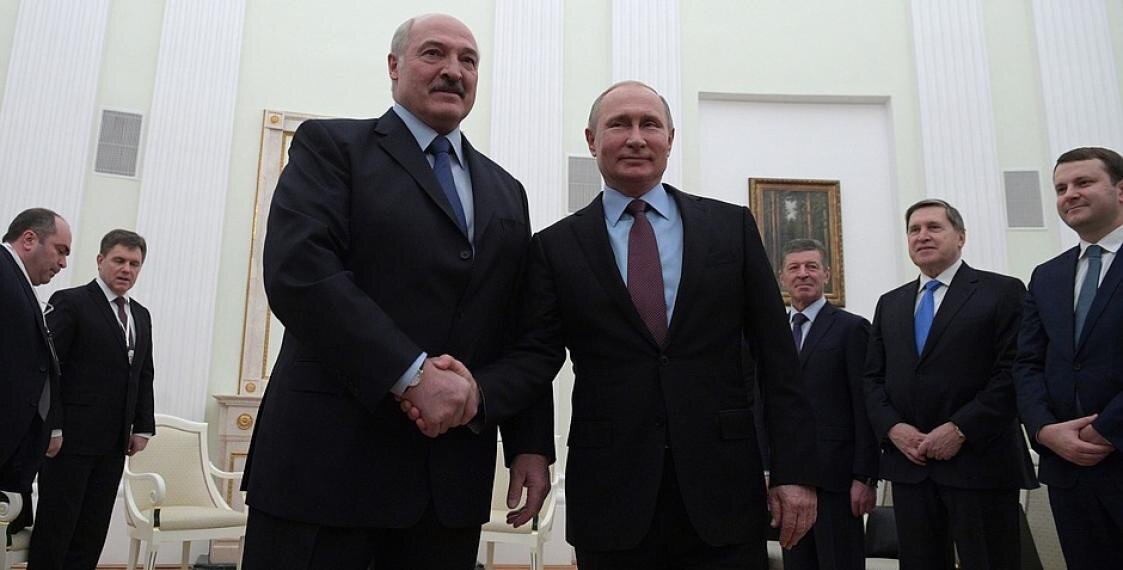 Аляксандр Лукашэнка і Уладзімір Пуцін на перамовах 25 снежня. Фота: kremlin.ru