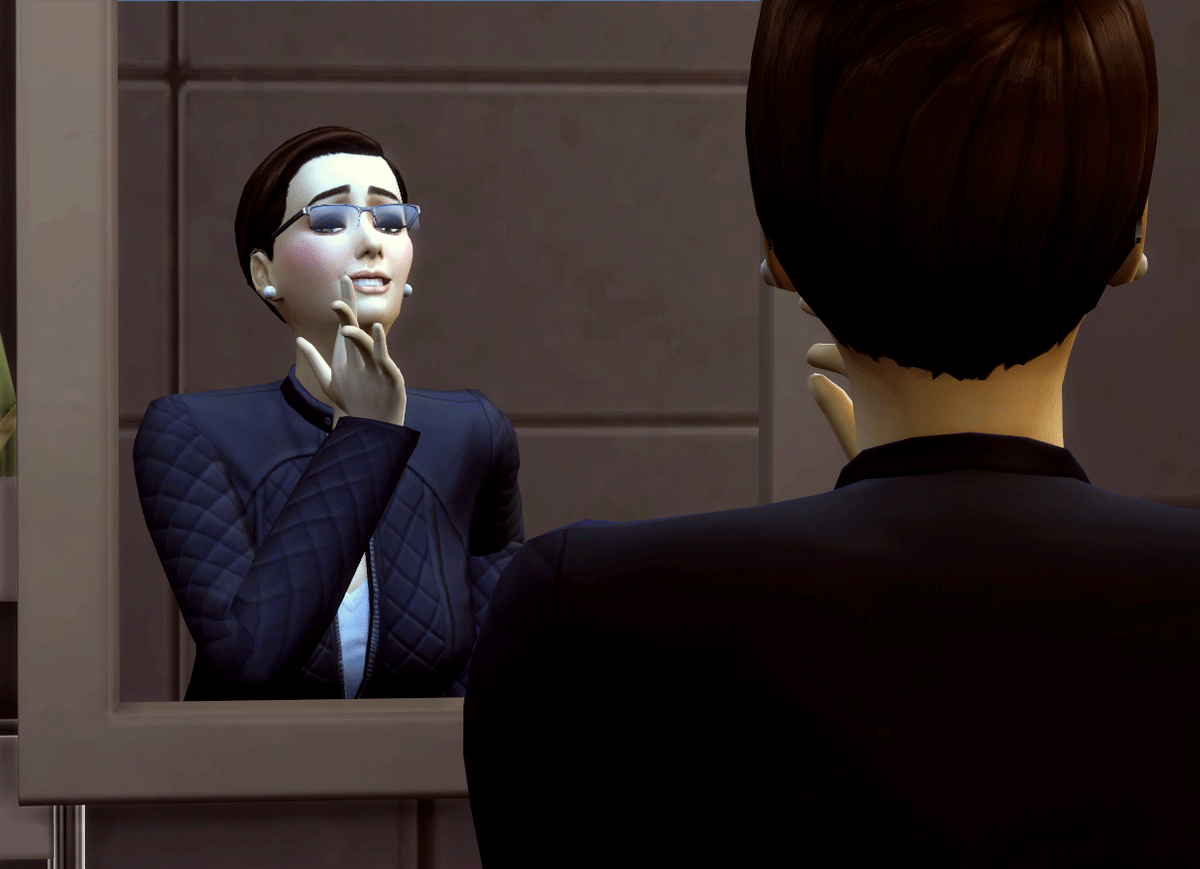 Картинка сделана мною в игре The Sims3 