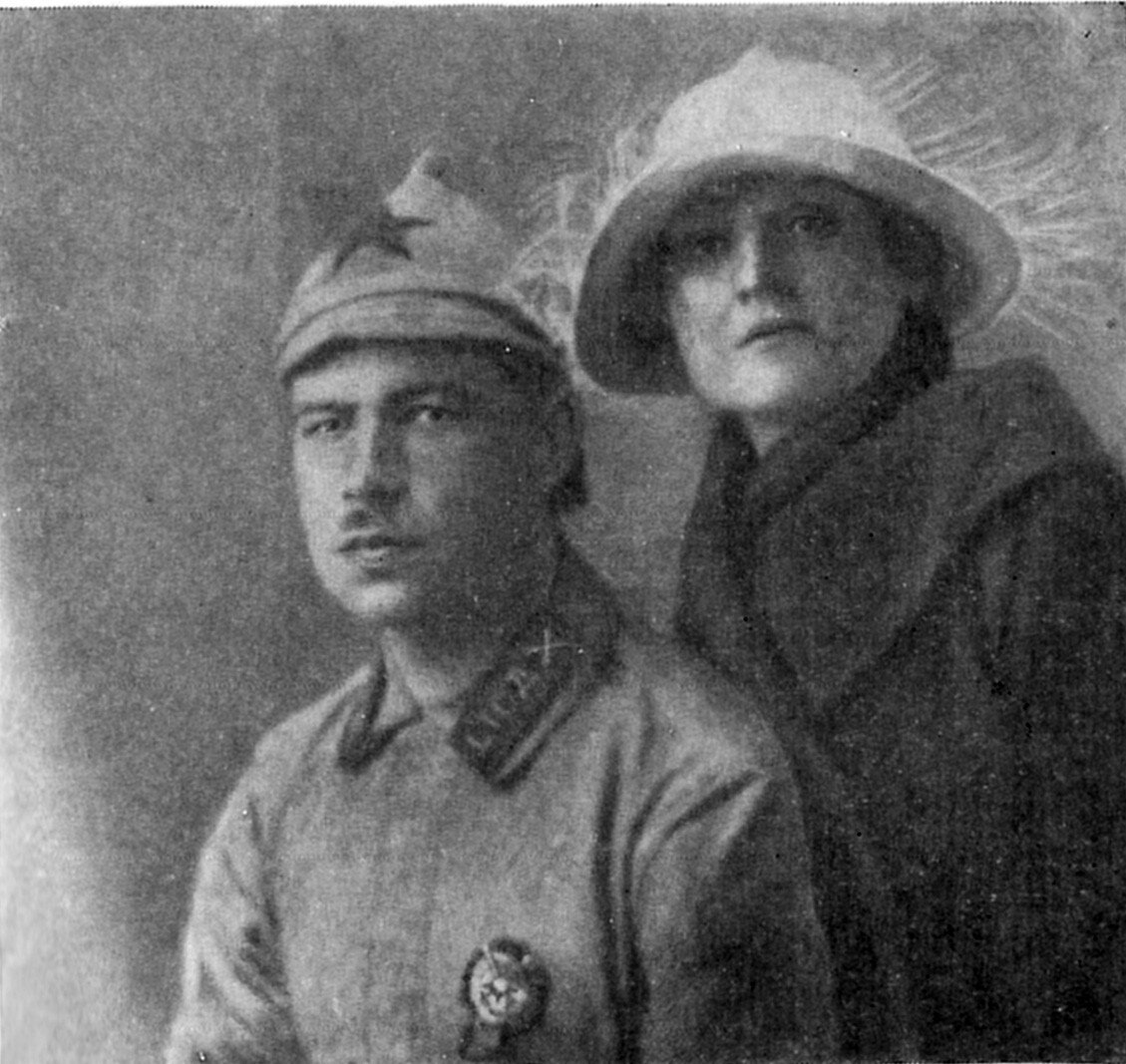 1923 год. Леонид Говоров с супругой