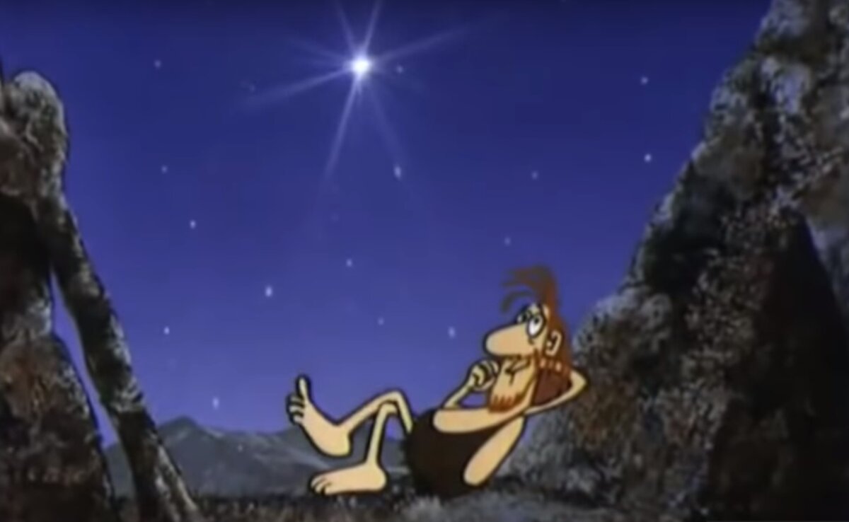 кадр из мультфильма "Дарю тебе звезду"