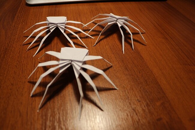 Как сделать оригами зеленого робота Android - Лайфхакер