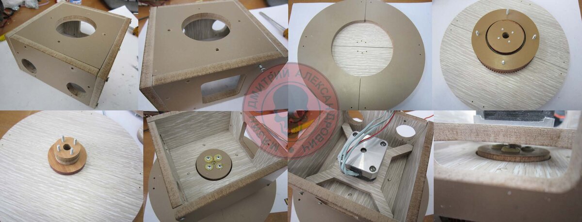 Сборка поворотного стола