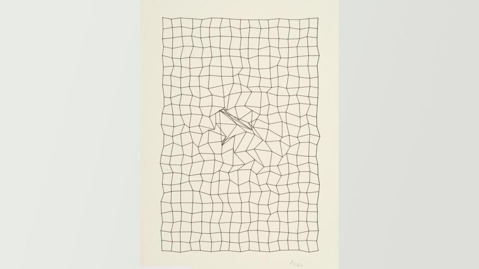 Georg Nees, 1965-1966. Без названия