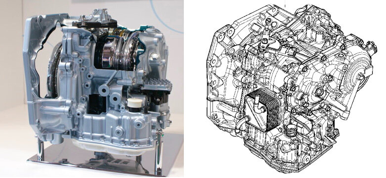 Jatco F015E (ниссановское обозначение RE0F11A) 