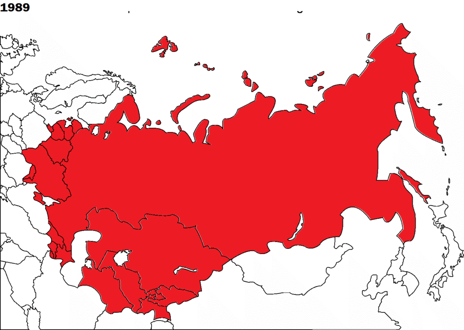 Процесс распада СССР (изображение из открытых источников)