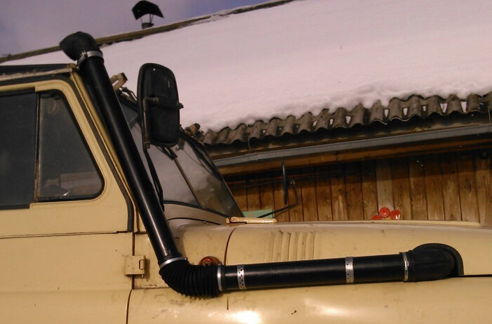 Фото 2: Шноркель на УАЗ 469 своими руками (источник: Яндекс.Картинки)