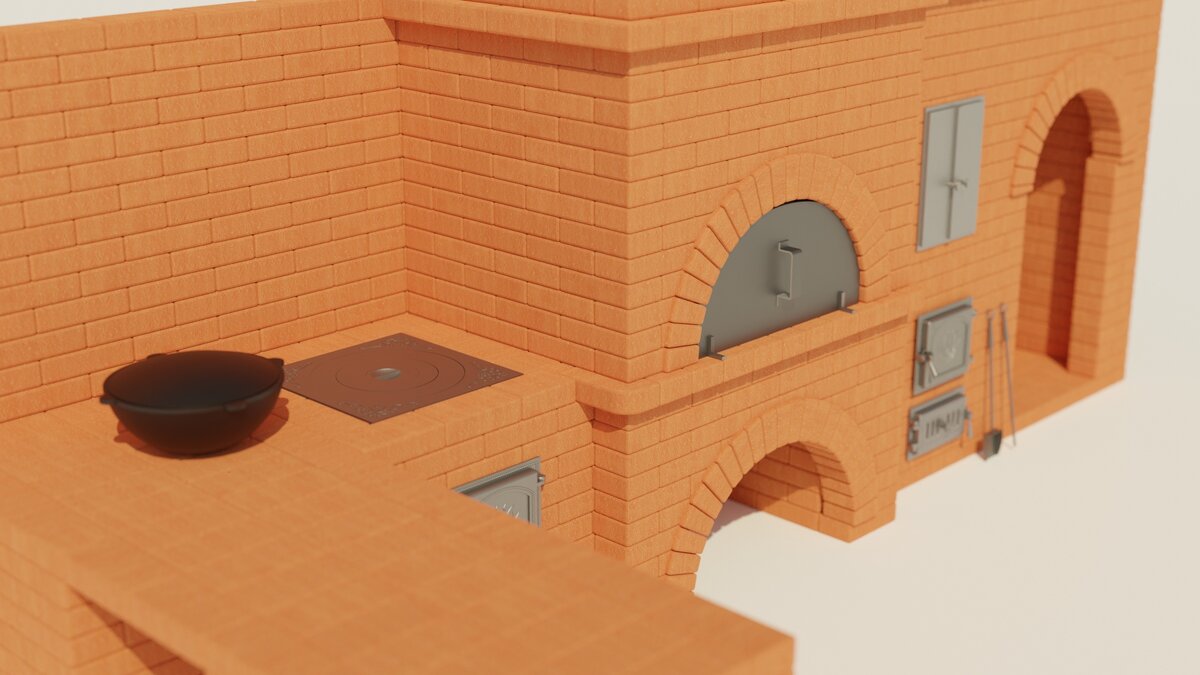 Комплекс в солнечную погоду.