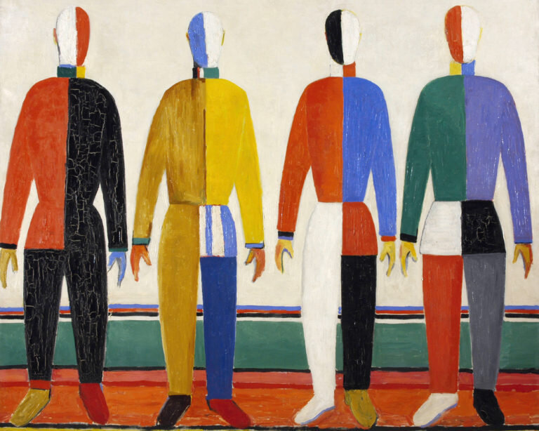 «Атлеты», Казимир Малевич, 1932 год 