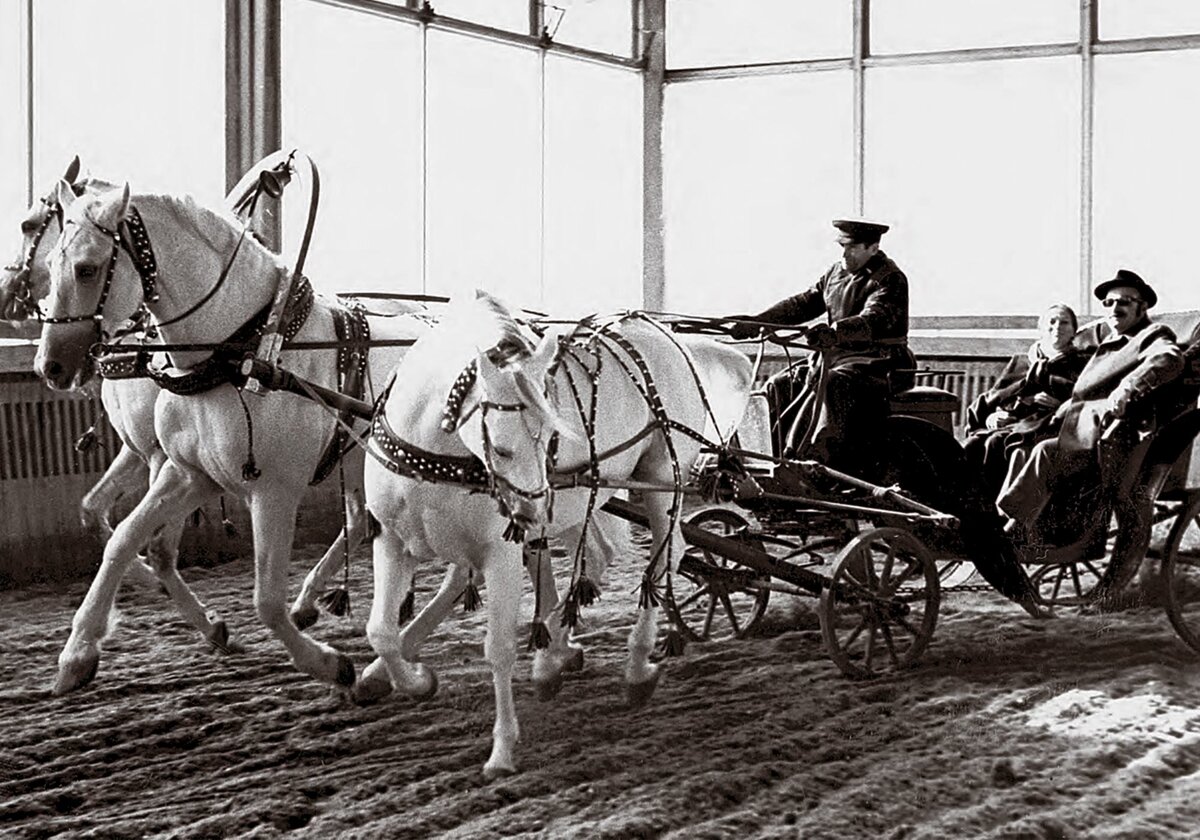 Русская тройка во времена СССР