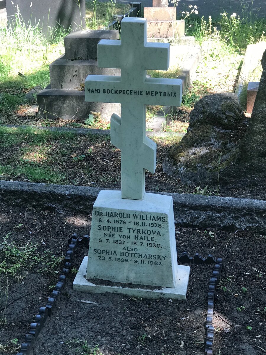 Здесь и Вильямс и Тыркова и их родственница Софья Бочарская, но не сама Арианда Владимировна Тыркова-Вильямс - русский политик из Партии Кадетов и писатель, пережившая мужа больше чем на 30 лет и скончавшаяся в Вашингтоне в 1962 году.