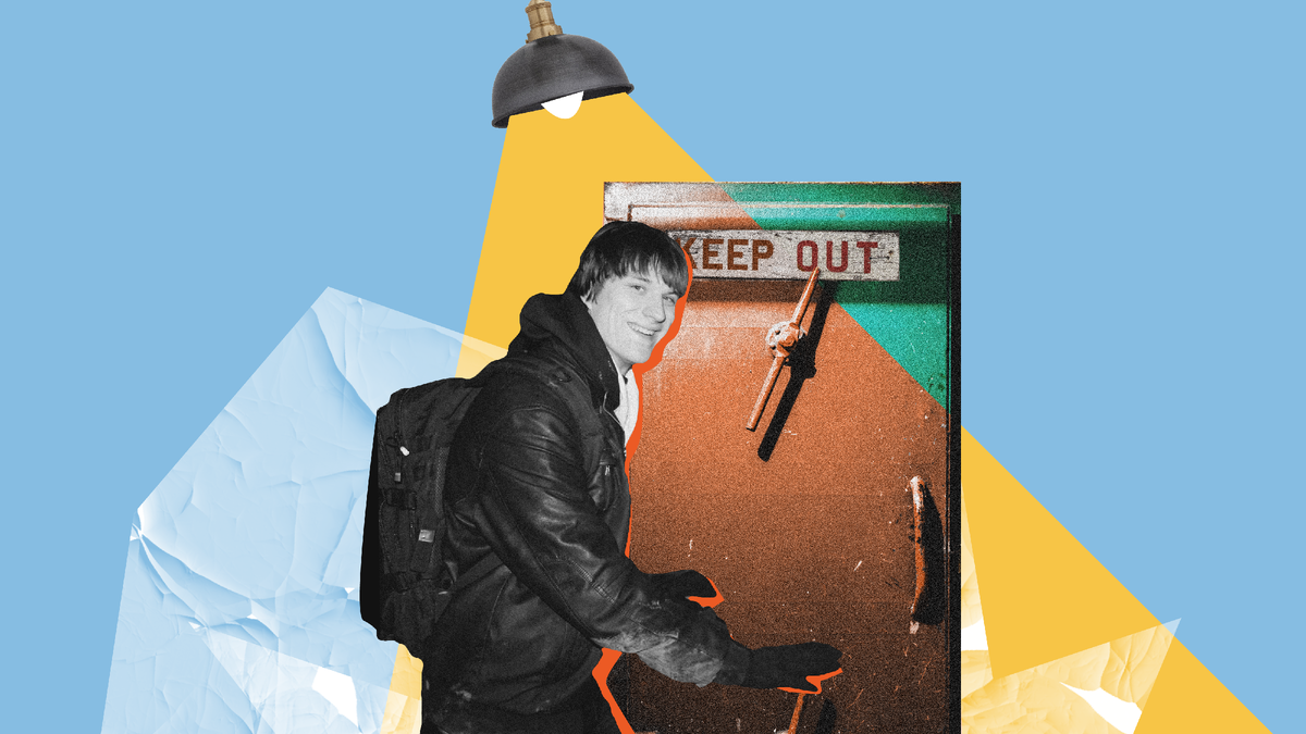 На коллаже Дмитрий, иллюстрация Марии Соколковой