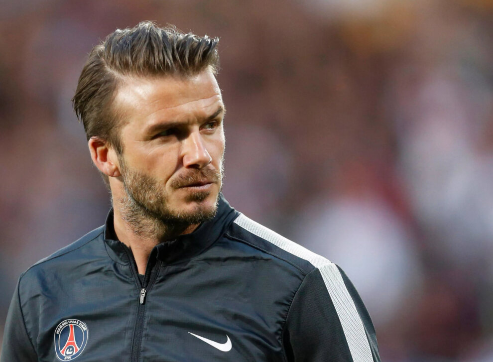 David Beckham косичка