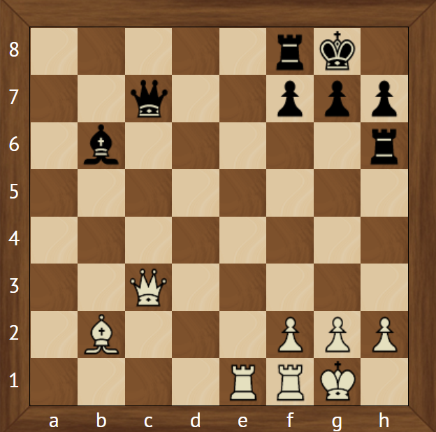 Белые начинают. Мат в 1 ход.