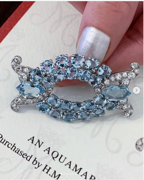 Брошь от Картье, принадлежавшая принцессе Маргарет. 