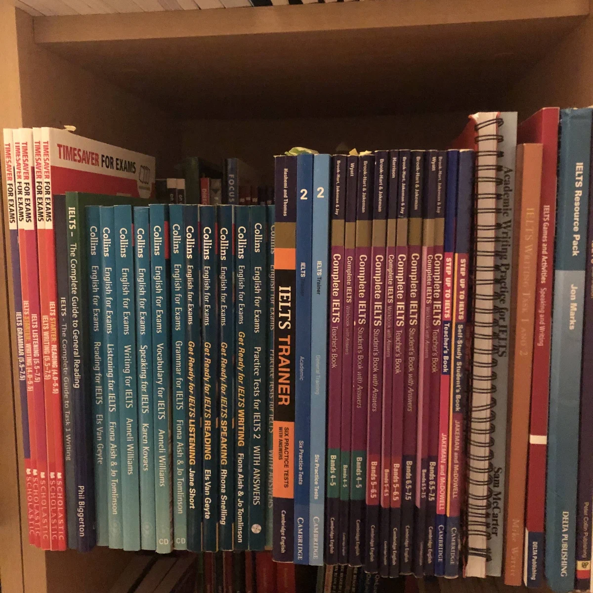 Cерия Complete IELTS на три курса рассчитана: 4-5, 5-6.5 и 6.5-7.5