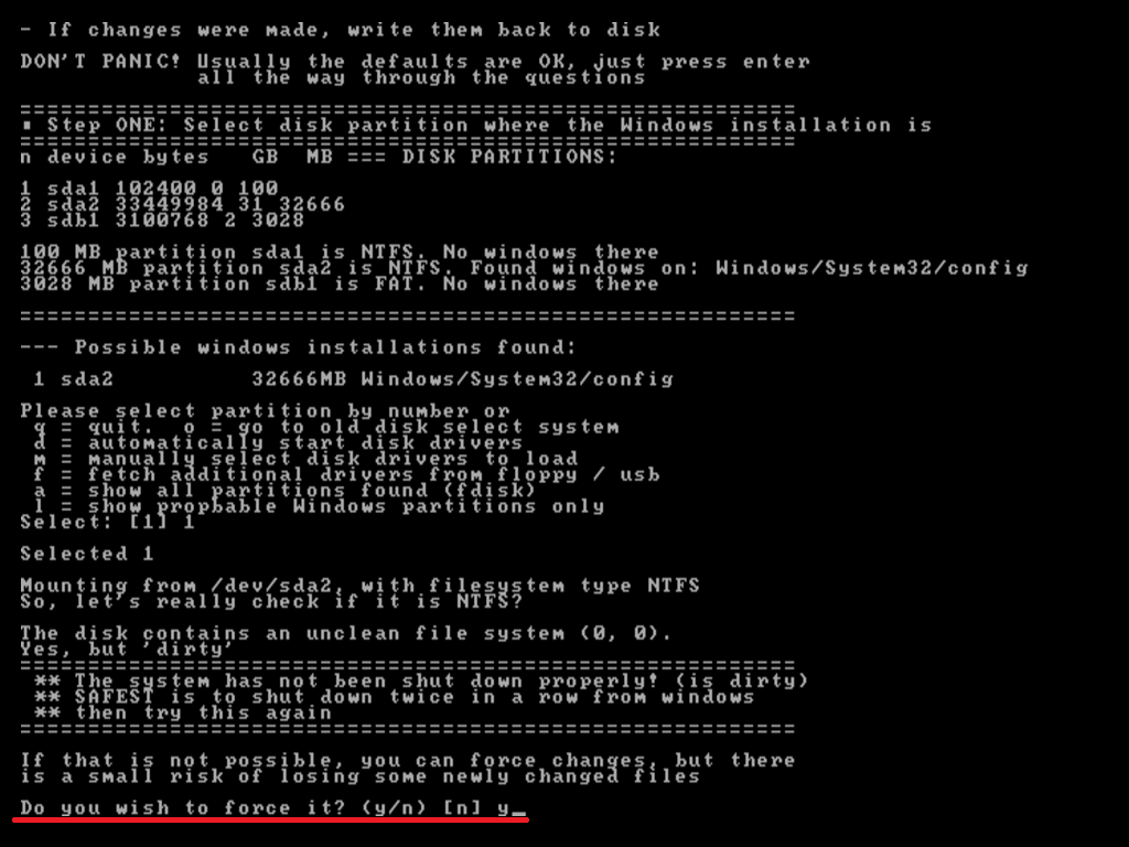 Offline nt password editor. Программа для взлома пароля виндовс 10. Сброс пароля Windows