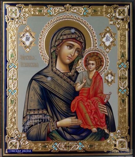 Чирская Псковская икона Богоматери. О, великая Царица Неба и Земли, не остави нас в трудный час! Источник: https://ru.pinterest.com/pin/317574211238279364/
