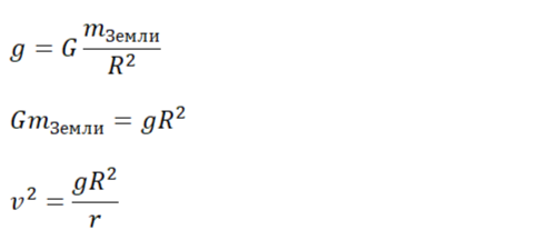Преобразование формулу квадрата скорости