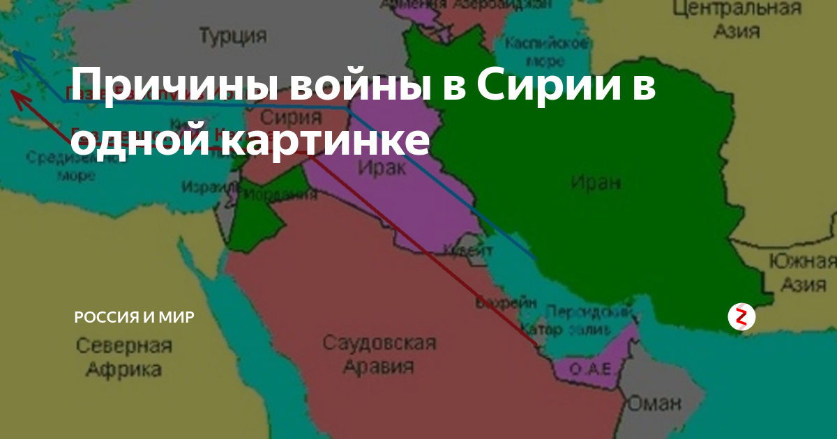 Иран сирия карта